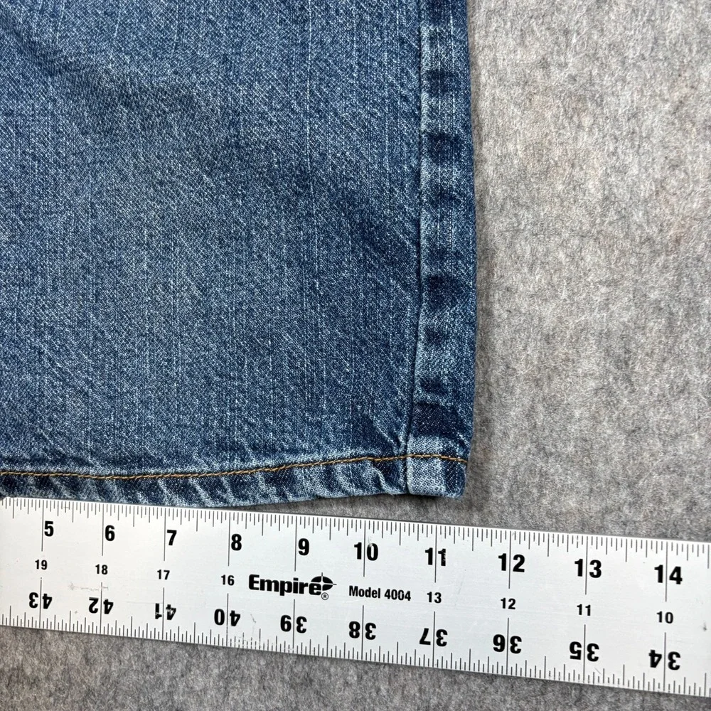 Levi's 500 Jean Shorts Men's Size 33 Dark Wash Blue Denim Mid Rise Travel Casual
